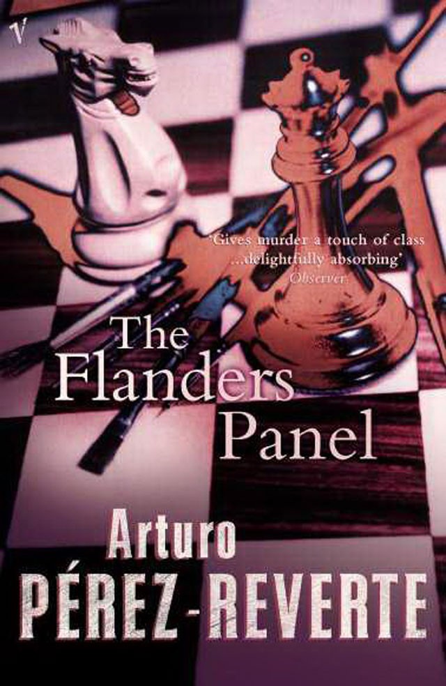 Portada de La tabla de Flandes (The Flanders panel)